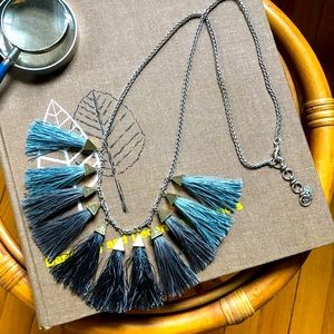 Lucky Brand Fringe Ombré Necklace